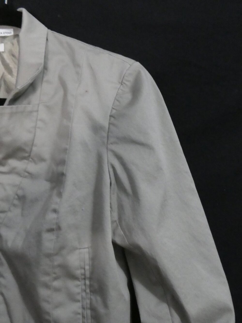 DYLAN & ROSE Cropped Zip Up Jacket With Ruched Sleeves - Size 10 - Picture 5 of 15